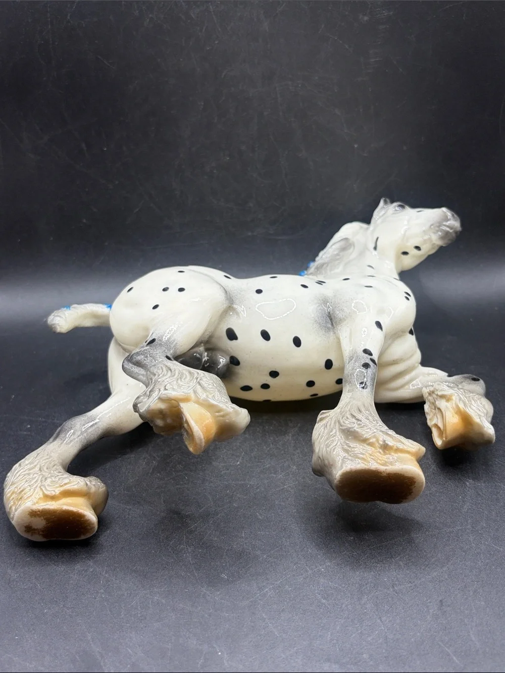 Breyer Triton Glossy Leopard Appaloosa Blue Ribbons Horse Retired Web Exclusive